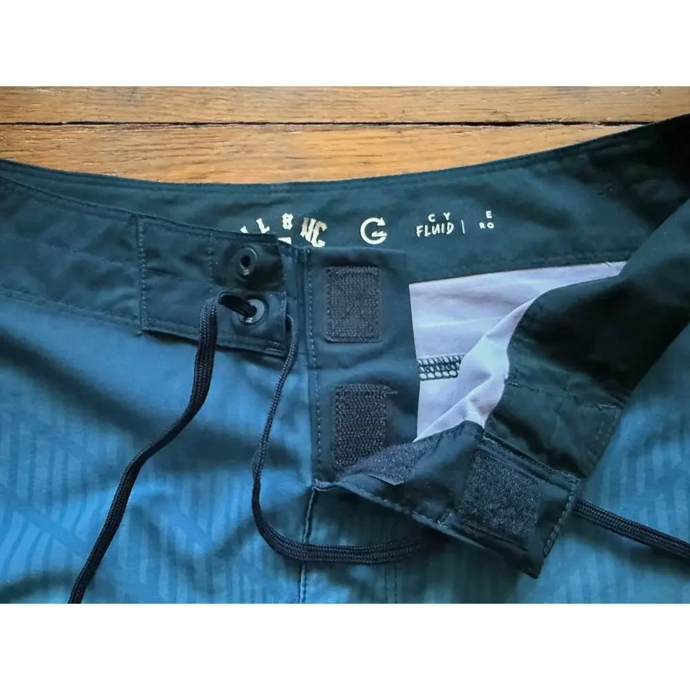 BILLABONG Recycler Fluid Pro Blue Boardshorts Mens sz 30